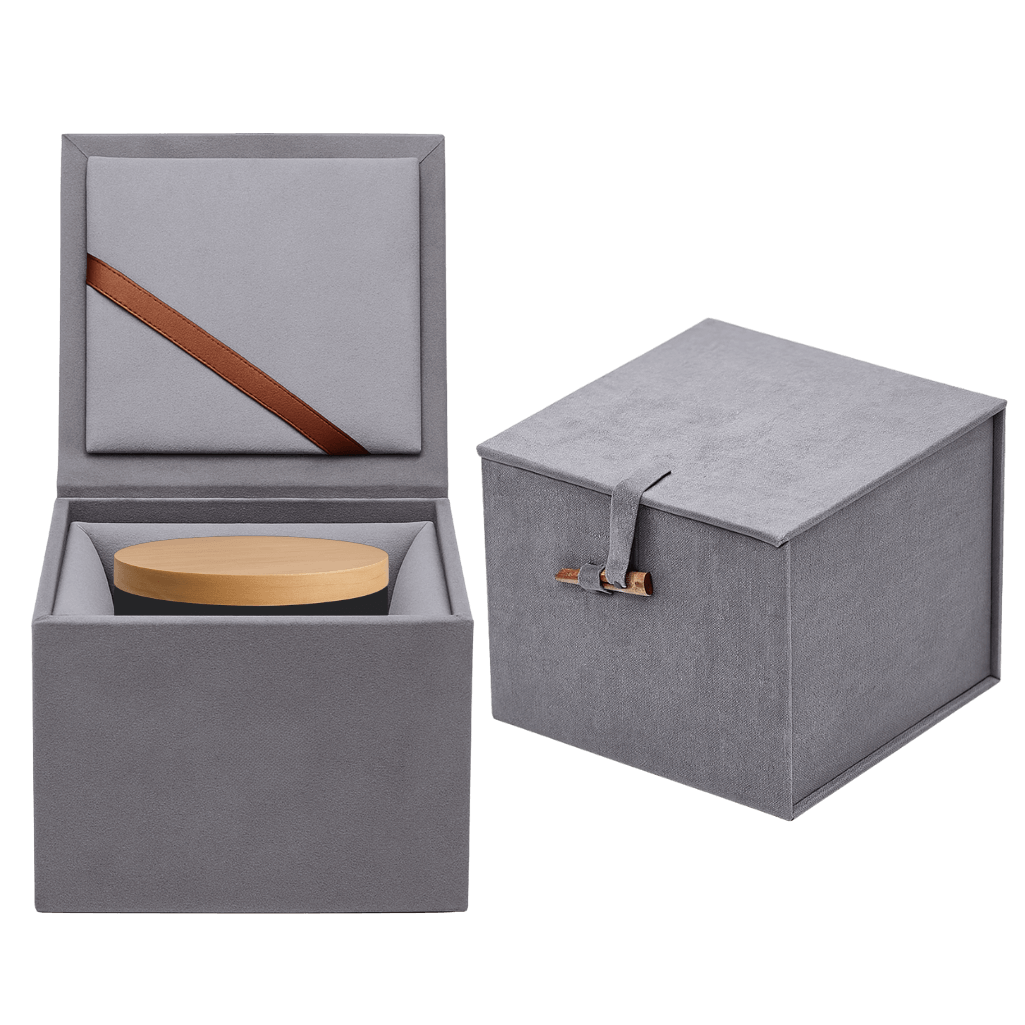 Dog Urn Remembrance Box - Ceramic wood cover