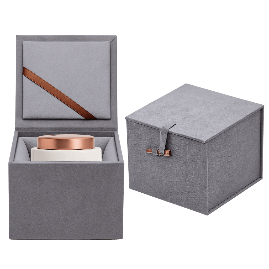 Dog Urn Remembrance Box - Ceramic Stainless Cover